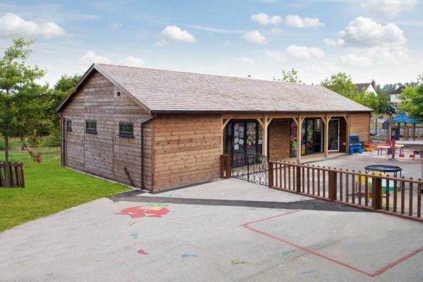 Modular school building at Littleton School