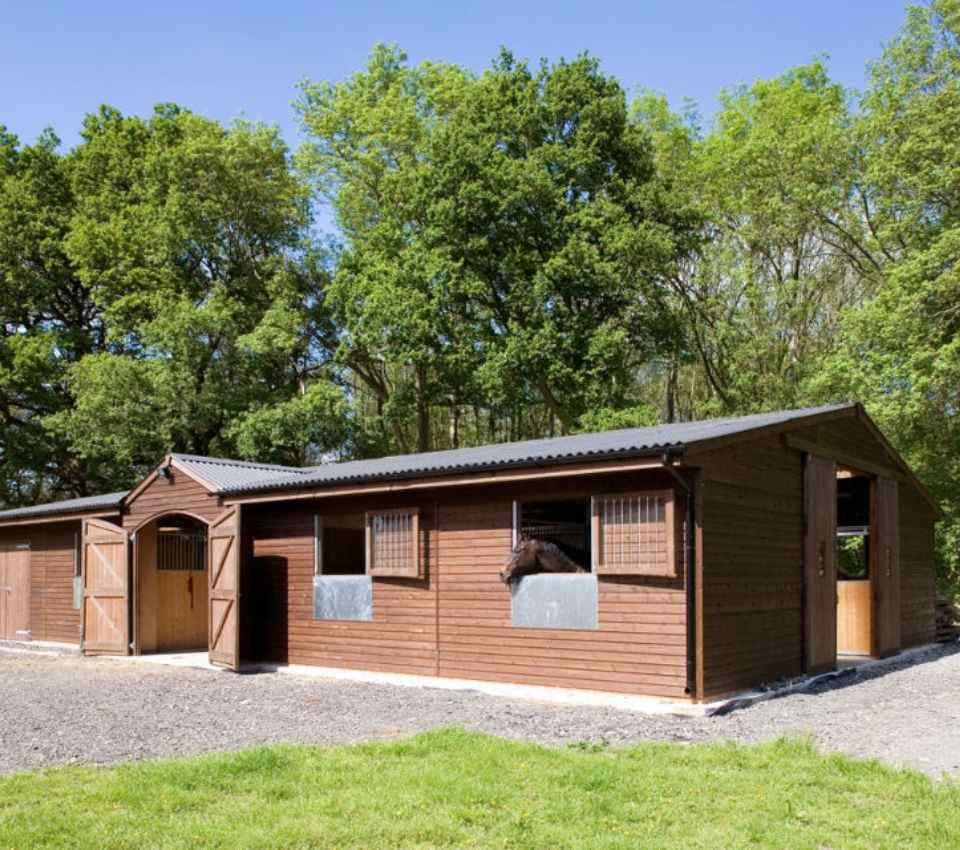 Bespoke American style barn stable 