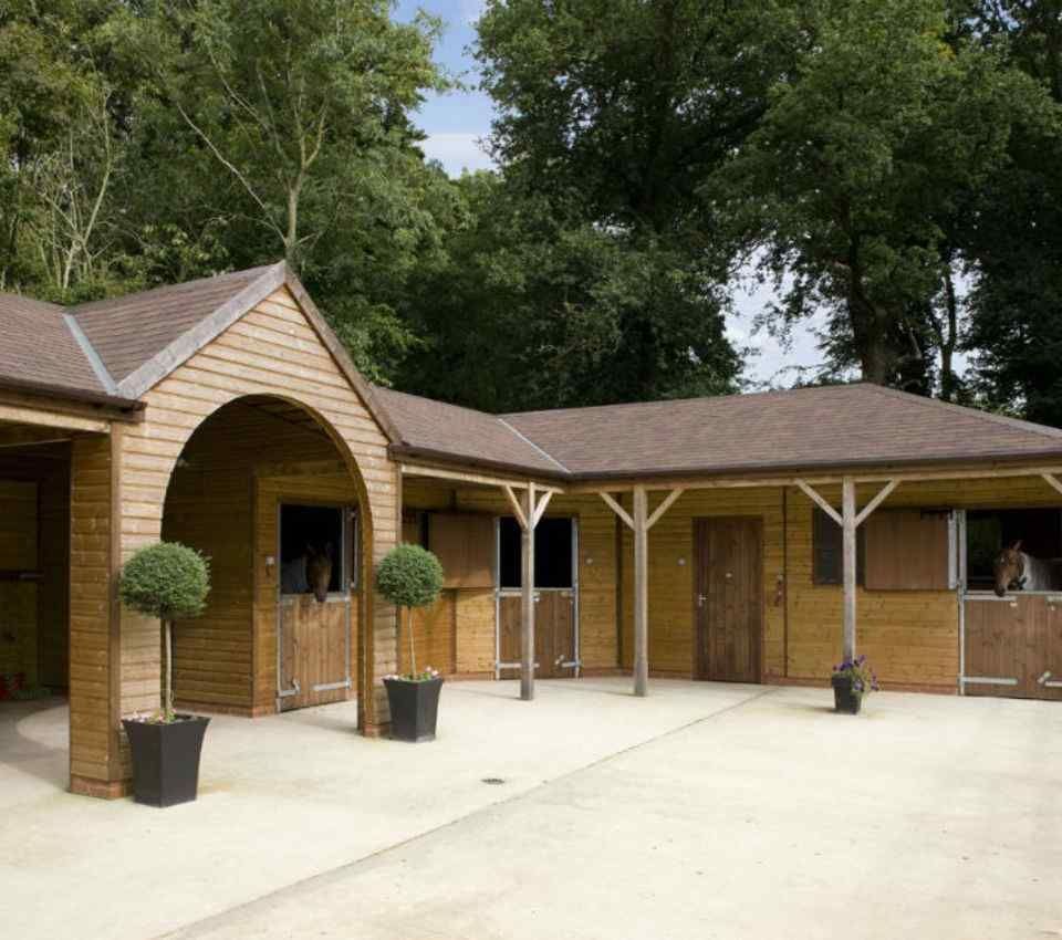 A bespoke timber stable 